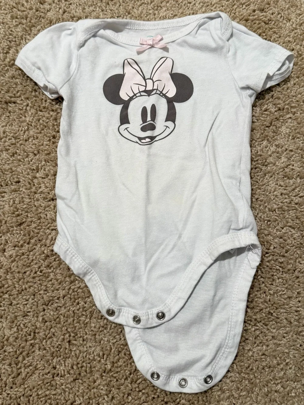 Disney Minnie Mouse Baby Girl Cotton 7 Pack Polka Dot Size 12-18 Months